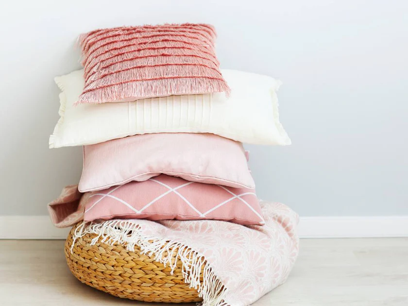 trendy pillow coverd