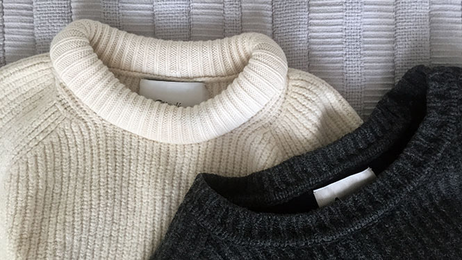 Knitted sweaters